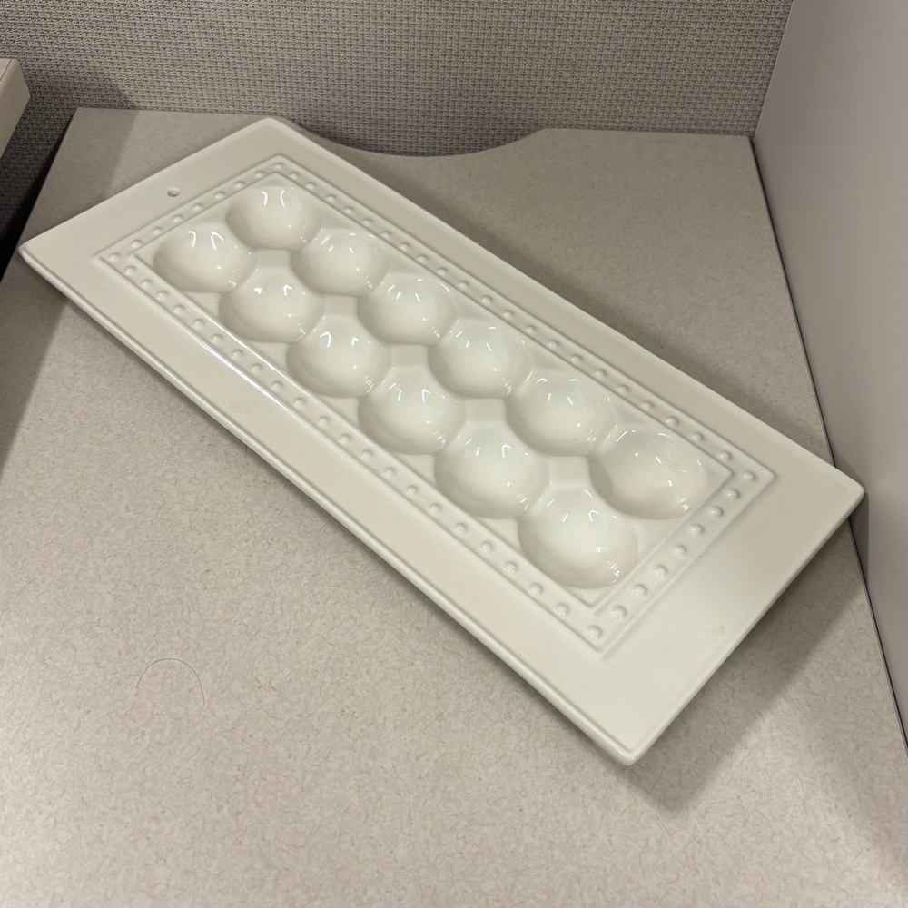 Nora Fleming Ceramic Deviled Egg Platter